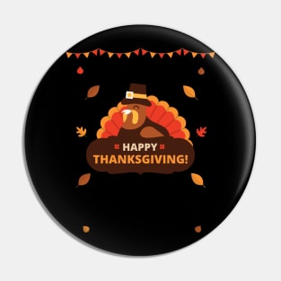 Happy Thanksgiving Pin