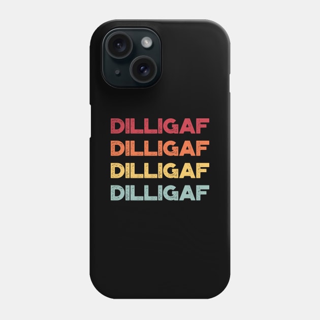 DILLIGAF Do I Look Like I Give A Fuck? Sunset Funny Phone Case by truffela