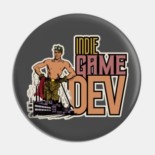 Indie Gamedev Retro Pin