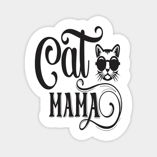 Crazy Cat Lady I Prefer The Term Dedicated Feline Enthusiast Magnet by baskonero Shop