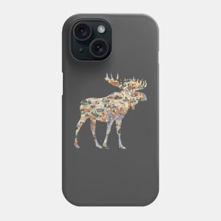 Maine Moose 1936 Map Phone Case