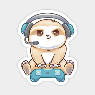 Gaming Sloth Magnet