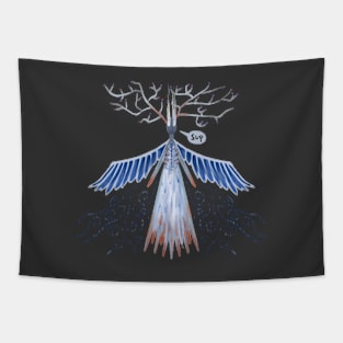 Angel of time Tapestry