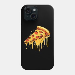 A slice of pizza with melted cheese Phone Case