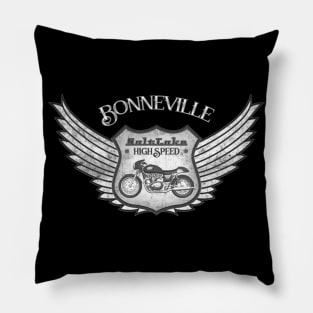 Vintage Motorcycle Logo Pillow