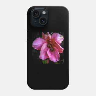 Pink Azalea with Snails Phone Case