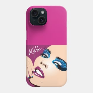 Kylie Minogue Pop Art Album Cover Wow Phone Case