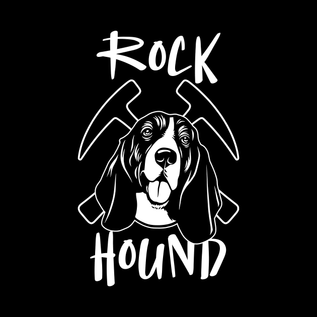 Rock Basset Hound Rockhound by Crimson Leo Designs