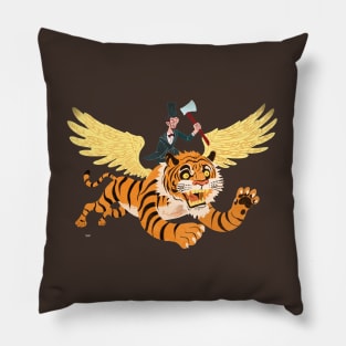 Abe Lincoln Flies A Tiger Pillow