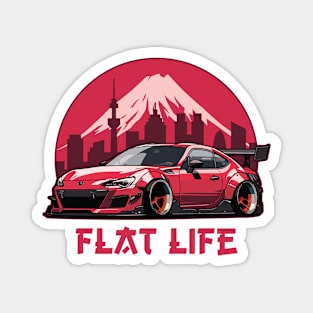 Subaru BRZ Car Art - Widebody Modified Japanese Drift Car Magnet