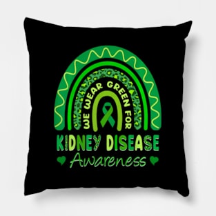 Green For ney Month 2024 Pillow