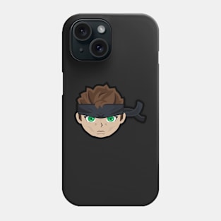 Metal Gear Solid - Solid Snake Chibi Sticker Phone Case