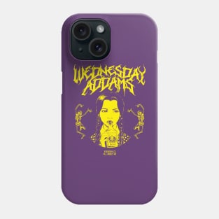 Wednesday Addams Metal Phone Case