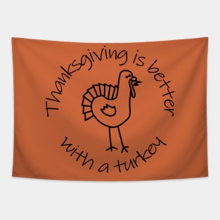 Thanksgiving is Better with a Turkey Tapestry