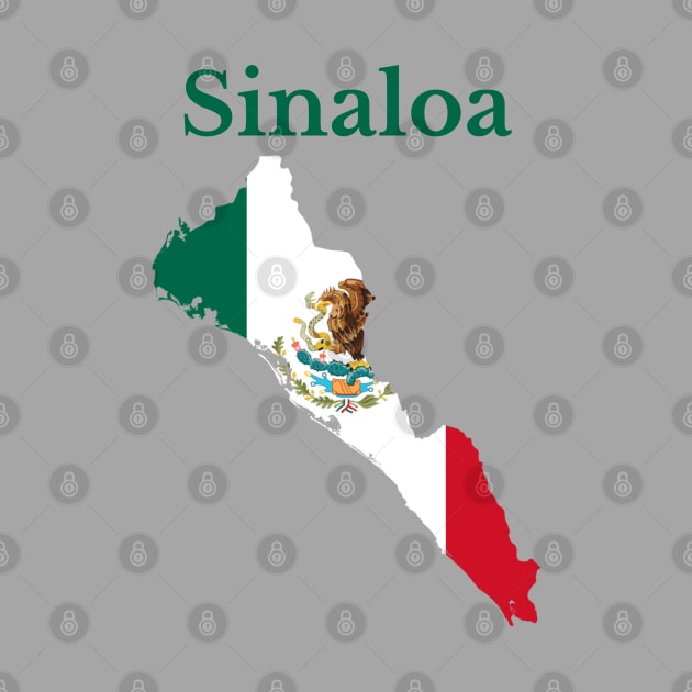 Sinaloa State Map, Mexico. by maro_00