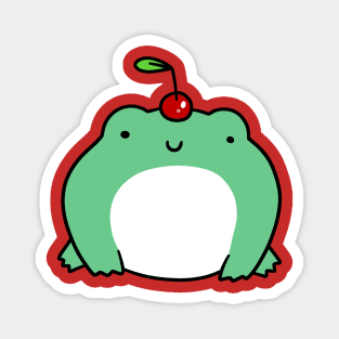 Cherry Frog Magnet