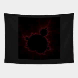 Fractal Light - Red Mandelbrot Tapestry