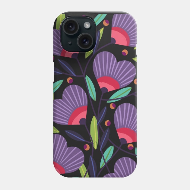 purple love plant Phone Case by Pacesyte