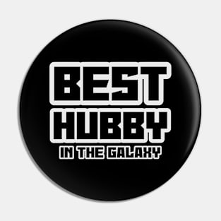 Best Hubby Art Pin