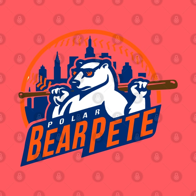 Polar Bear Pete, Pete Alonso | New York Mets by FanSwagUnltd