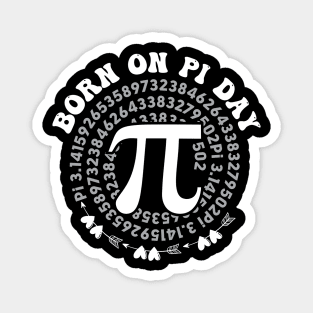 Born On Pi Day Happy Pi Day Birthday Gift Math Equations Magnet