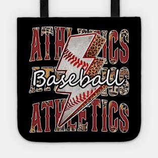 Graphic Baseball Athletics Proud Name Team Vintage Tote