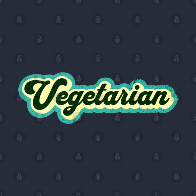 Retro Vegetarian Graphic Logo by Cult of Seitan