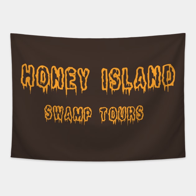 Honey Island Swamp Tours Tapestry by TheHorrorBasementPodcast