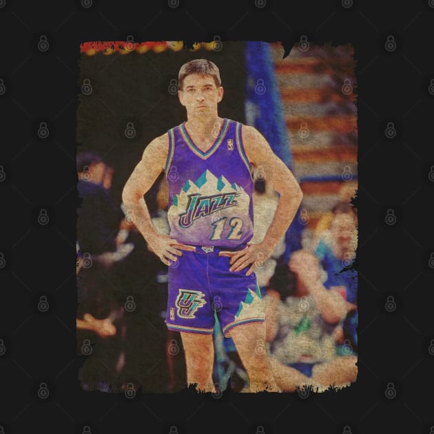 John Stockton - UTAH JAZZ #12 by Wendyshopart