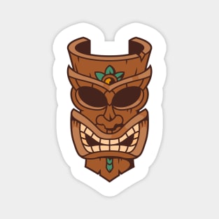 Funny Tribal Tiki Head Magnet