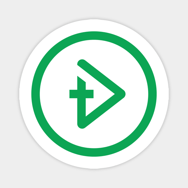 Compelled Podcast Green Icon Magnet by Compelled Podcast