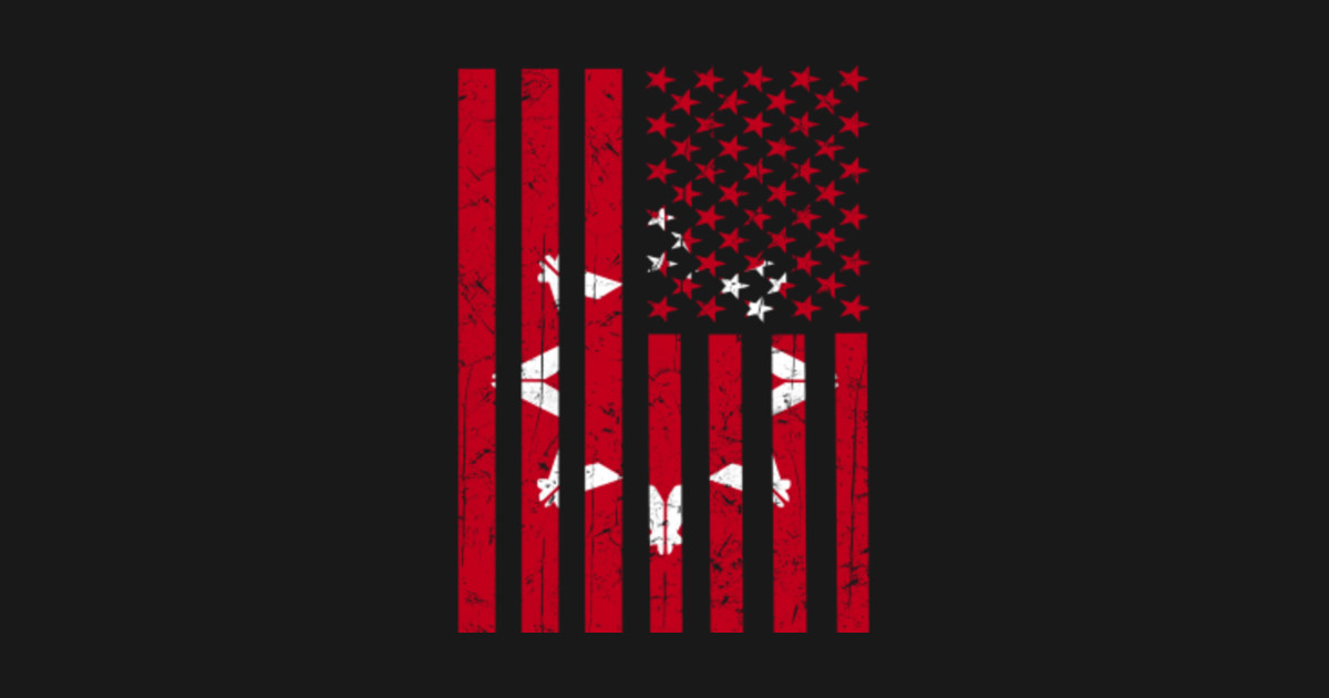 Oglala Lakota Sioux Nation And American Flag South Dakota