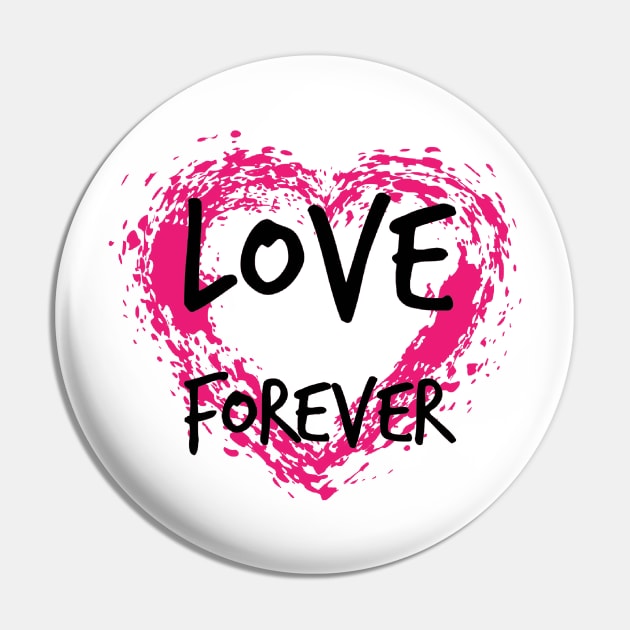 Love Forever Pin by Glenn Landas Digital Art