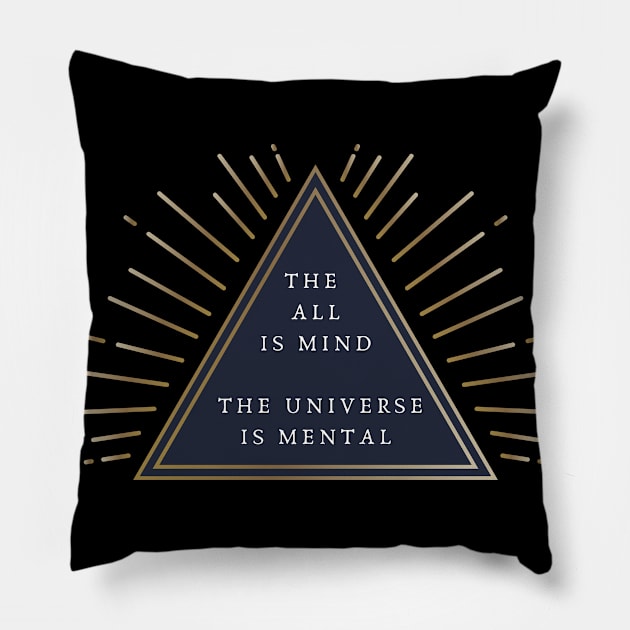 Principle of Mentalism Pillow by ARCANO22