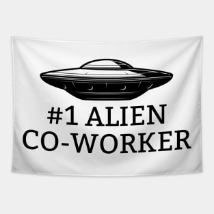 #1 Alien Co-Worker Tapestry