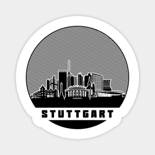 Stuttgart Germany Skyline Magnet