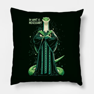 Do What Is Necessary - Mystical Serpent - Fantasy Pillow