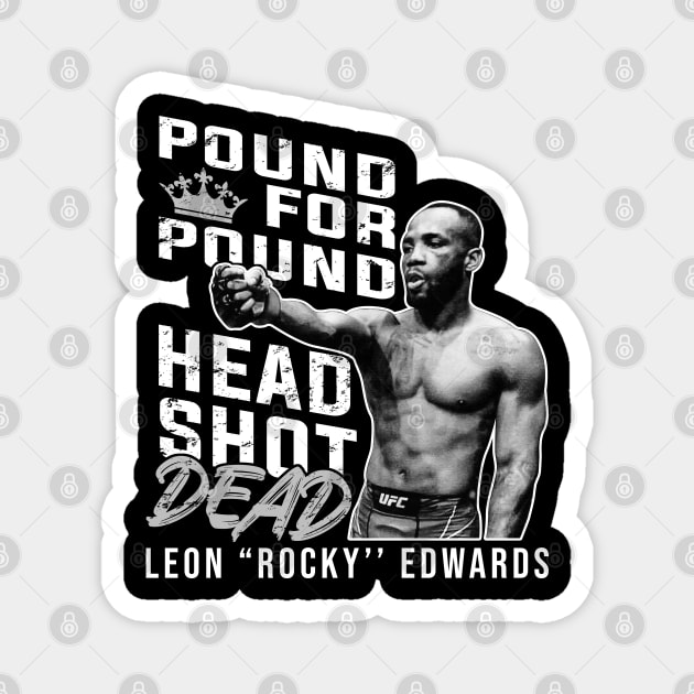 Leon Edwards Headshot Magnet by MMAMerch