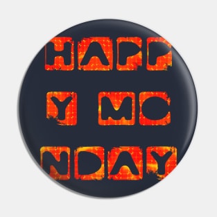 Monday Motivation days of the week typography Pin