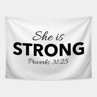 She is Strong Tapestry