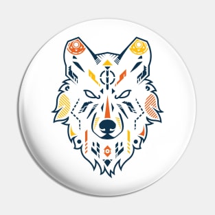 Unique Wolf Head Pin