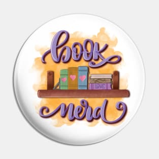 Book nerd Pin