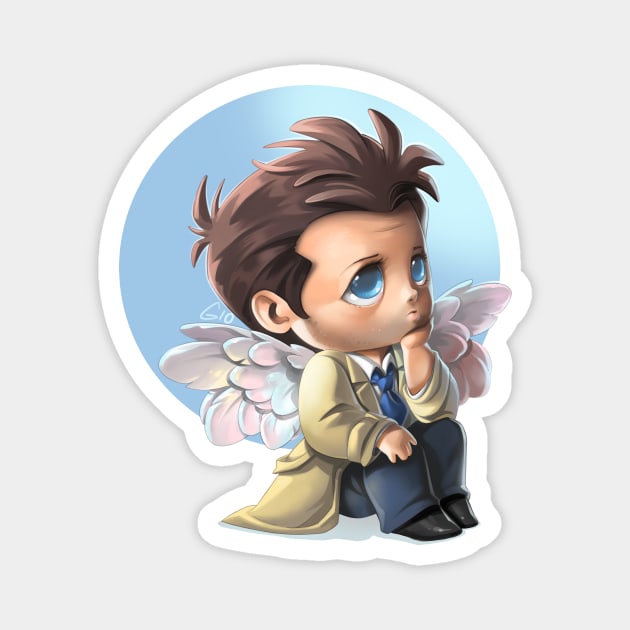 Little Castiel Magnet by GioGui