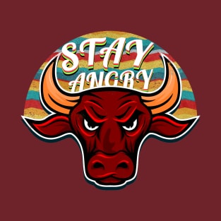 Stay Hungry Stay Humble bull T-shirt vintage Clothing Baseball Tee online Gifts T-Shirt