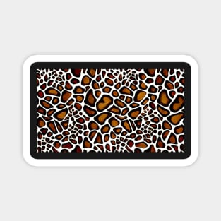 Giraffe Camo Artistic Pattern Magnet