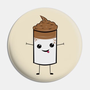 Cute Kawaii Dalgona Coffee Pin