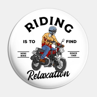 Ride Mini Bike Pin