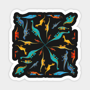 Dinosaur Pattern Magnet