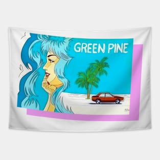 Green Pine Tapestry