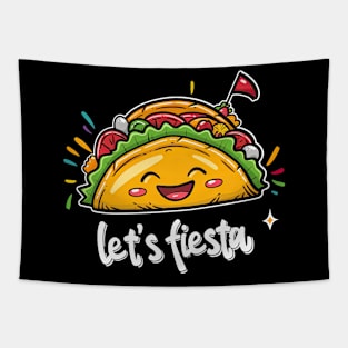 Taco cinco de mayo let's fiesta Tapestry